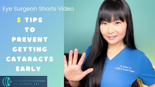 5 Tips to Prevent Getting Cataracts Early shorts doctor draudreytai [upl. by Eimaj485]