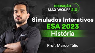 Simulado interativo ESA 2023  História  Prof Marco Túlio [upl. by Terraj]