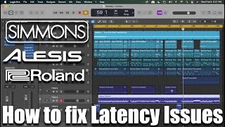 How To Fix Drum Latency Issues In Logic Pro [upl. by Lebyram]