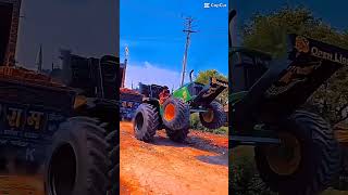 Tractor stunt 🚜😱 song music punjabisong trendingshorts automobile hariyanvisong shorts [upl. by Knick]