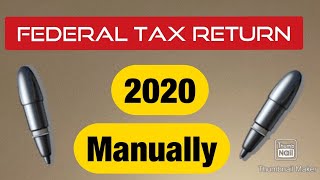 Easy way to estimate your tax return Manually calculate your refund [upl. by Coussoule616]