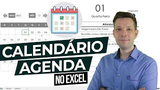 Planilha Calendário Agenda Excel [upl. by Engle654]