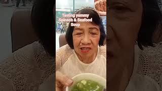 Soup first before lunch mommyvioletavlogs jennreyesvlogs lunch spinach everyone followers [upl. by Francois]