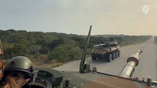 EB testa Centauro 2 e Cascavel NG no Centro de Avaliações do Exército e batiza míssil ATGM MAX 12 [upl. by Aschim]