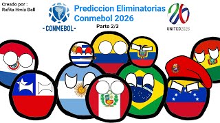 Prediccion eliminatorias conmebol 2026 parte 2 [upl. by Ivett452]