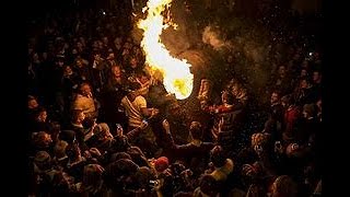 ottery st mary november 5th 2024 🔥🔥FLAMMING TAR BARRELS🔥🔥 [upl. by Supen]