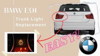 BMW E91 TRUNK LIGHT REPLACEMENTS [upl. by Junno]