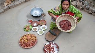 Homemade Kuler Achar Recipe Village Style  Bangali Style Misti Jhal Berry Pickles [upl. by Atiniv394]