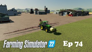 farming Simulator 22 fs22 timelapse michigan Farms Ep 74 fs22 Mods [upl. by Colb]