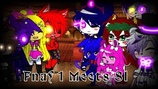 Fnaf 1 Meets Sister Location  Inspired By  IcyWolf  GCMM  45  Read Desc [upl. by Lytsyrk]