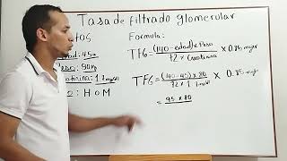 como calcular la Tasa de filtrado glomerular [upl. by Antons]