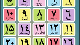 Arabic Numbers 0 100 writing and reading [upl. by Xeno]