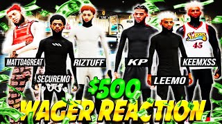 RizTuff Wagered Leemo amp KP For 500 In One Of The MOST INTENSE NBA 2K23 WAGER THIS YEAR😱 [upl. by Hegyera]