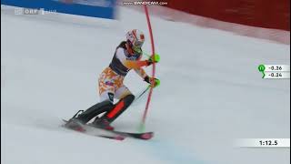 Petra Vlhova Kranjska Gora Slalom 2024 ORF [upl. by Ilatfen58]