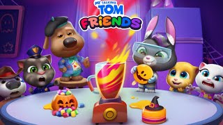 My Talking Tom Friends  Live stream  New Update Halloween Party Talking Tom Android Iso [upl. by Elocim]