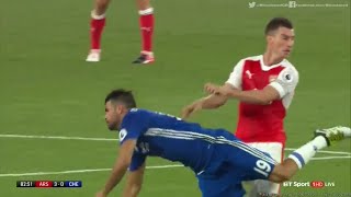 Laurent Koscielny vs Chelsea  Premier League 2492016 [upl. by Wood]