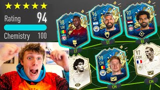 99 RATED TOTS DE BRUYNE IN 194 RATED FUT DRAFT CHALLENGE  FIFA 20 [upl. by Litnahc]