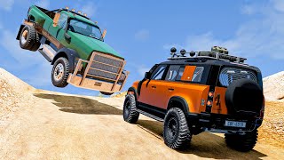 Off Road Car Crashes amp Fails 87 – BeamNG Drive  CrashBoomPunk [upl. by Goodill]