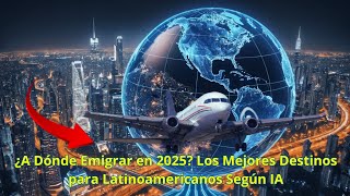 ¡Top Países para Emigrar en 2025 Descubre Dónde Ir Según la Inteligencia Artificial 🌍🚀 [upl. by Aniad]