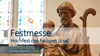 19032024  900 Uhr  Katholischer Gottesdienst LIVE  Basilika St Cyriakus DuderstadtEichsfeld [upl. by Sosthena]