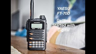 YAESU FT70D  DIGITAL MADE EASY [upl. by Ahscrop709]