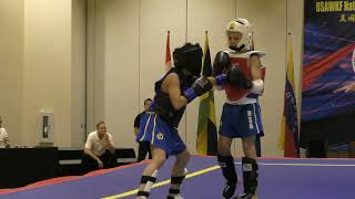 2024 USAWKF Sanda Team Trials amp National Championships  Gavin Temple vs Mason Lee [upl. by Ruella]