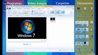 Movie Maker Windows 7  Tutorial en Español  Creando Presentación HD [upl. by Felecia705]