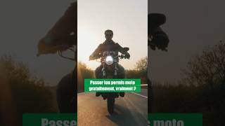 Passer ton permis moto gratuitement  🍋 [upl. by Gintz879]