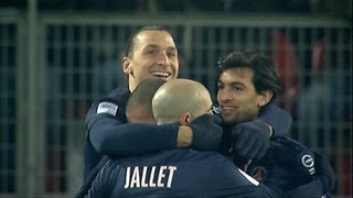 Goal Zlatan IBRAHIMOVIC 54  Valenciennes FC  Paris SaintGermain 04  201213 [upl. by Tacklind]