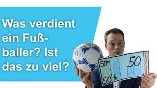 Was VERDIENT EIN FUSSBALLER Ist das ZU VIEL Messi Ronaldo Bundesliga Fußballprofi werden [upl. by Dnomyar]