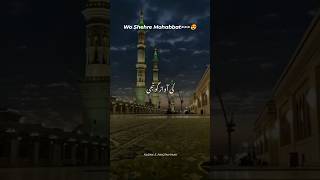 wo shahre mohabbat jahan mustafa hai lyrics ramzanjummamubarakstatus naatstatus youtubeshorts [upl. by Herschel]