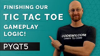 Tic Tac Toe Gameplay Logic  PyQt5 GUI Thursdays 32 [upl. by Sweyn]