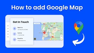 How To Add Google Map To Wordpress Website Using Elementor  DCreato Academy [upl. by Ihcalam]