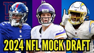 2024 NFL Mock Draft  2 Rounds Post Free Agency [upl. by Asaert]