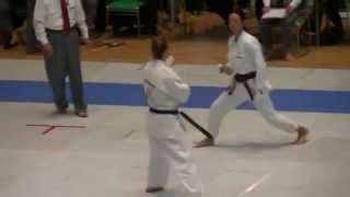 Mari Hirose vs Michaela Rein  2014 Funakoshi Gichin Cup [upl. by Llertak]