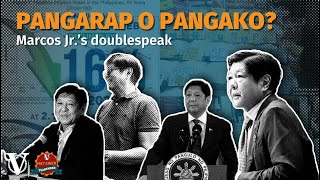 VERAFIED YEARENDER Pangako o Pangarap Marcos Jrs doublespeak [upl. by Seeto]