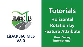 Road Scene Module  14 Horizontal Rotation by Feature Attribute LiDAR SoftwareTutorial [upl. by Armallas]