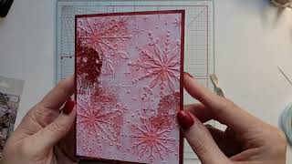 Mixed Media Santa Tag Card 70 [upl. by Jaco]