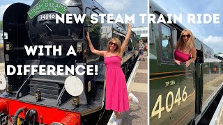 VINTAGE STEAM TRAIN WITH A DIFFERENCE  NEW GARDEN OF ENGLAND LUNCH TOUR with Pullmanstyle dining [upl. by Barclay]