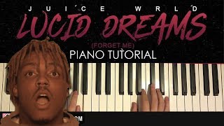 HOW TO PLAY  Juice Wrld  Lucid Dreams Piano Tutorial Lesson [upl. by Spring89]