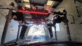 Express Car Wash Tunnel  Exterior Car Washing  Inside Vehicle Driver View POV happyflixstudios [upl. by Trust]