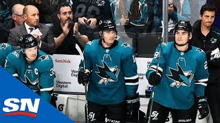 Sharks Patrick Marleau Gets Standing Ovation In Return To San Jose [upl. by Ardath]