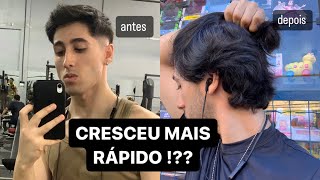 como fazer o CABELO CRESCER MAIS RÁPIDO  daily vlog  dicas de cabelo grande masculino [upl. by Dix709]