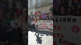 Huelga general estudiantil contra el cambio climático  Vigo [upl. by Eizzo998]