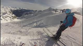 Sgualdrina  Canale del Diavolo  Passo del Tonale  Freeride 2018 [upl. by Akitnahs937]