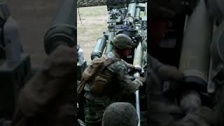 US Marines Showcase Live Artillery Fire Action [upl. by Pinsky]