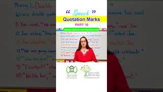 Using Speech Marks  Punctuating Direct Speech  EasyTeaching english writing punctuation speech [upl. by Ettelliw]