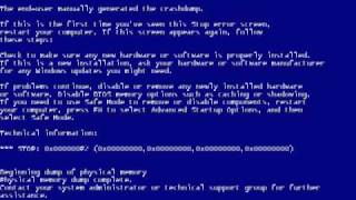 Windows XP Manual BSoD [upl. by Anirtik]