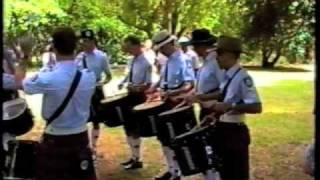 Victoria Police Pipe Band  Daylesford December 1990 [upl. by Carrillo318]