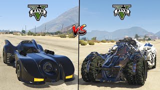 Gta 5 Batmobile Car Vs Monster Batmobile Car  Which Is Best [upl. by Schwenk]